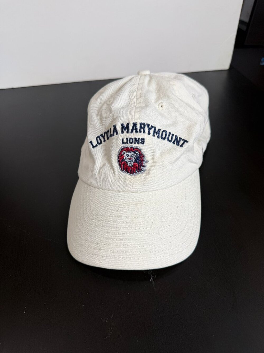 Loyola Marymount University of California Tan Logo Baseball Cap Hat